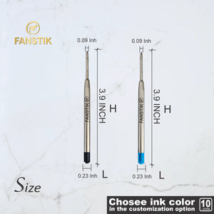 ballpoint pen refill, refillable ballpoint pen,