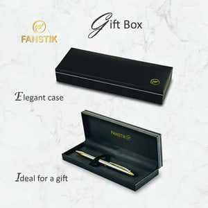 silver and gold ballpoint pen, personalized pen, nice pens, quality pens, top rated pens, nice pen,