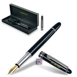 black fountain pen, luxury fountain pen, best fountain pens fine, luxury fountain pens, fountain pen gift
