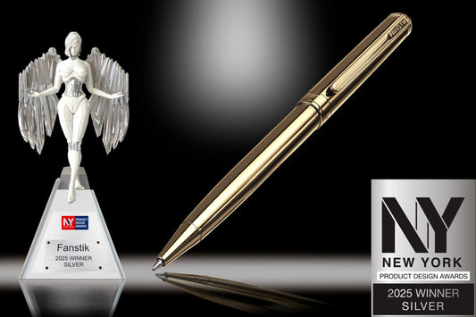 Gold Ballpoint pen, Our Lux Gold Ballpoint wins a 2025 NY Design Award