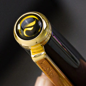 black and gold ballpoint pen, best seller pens, best luxury pens,   pen components, ballpoint pen, 