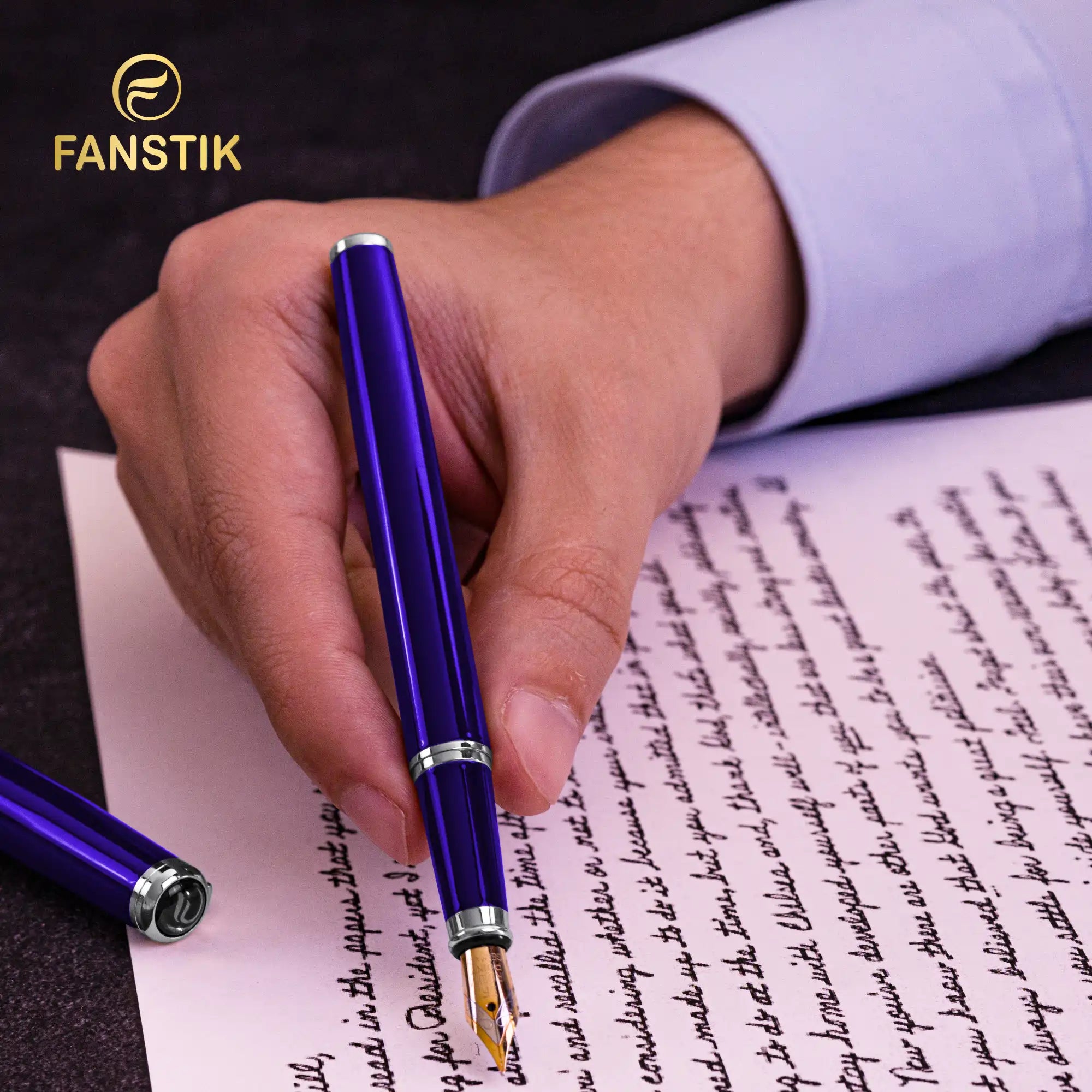 blue fountain pen, luxury fountain pen, best fountain pens fine, fountain pen gift
