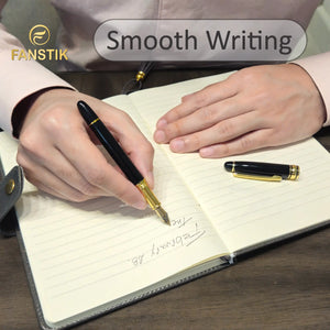black and gold fountain pen, fountain pen,  best fountain pen, cool fountain pens, high quality fountain pen, professional fountain pens, luxury fountain pens, 