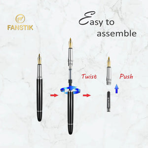 black fountain pen, fountain pen,  best fountain pen, cool fountain pens, high quality fountain pen, professional fountain pens,  fountain pen accessories, fountain pen kits, fountain pen price