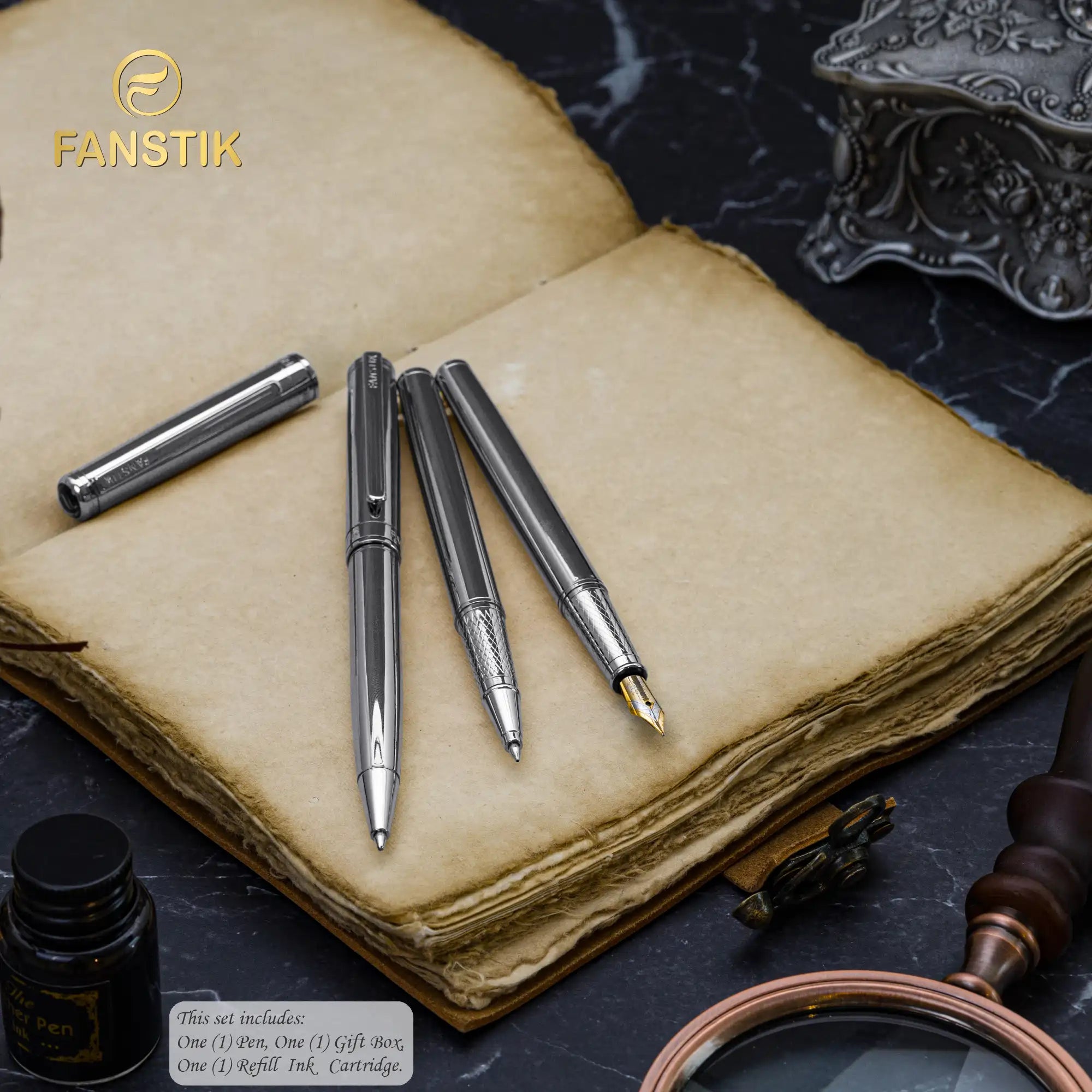 silver ballpoint pen, best seller pens, best luxury pens, good pens for writing, fancy pens,  nice pens, quality pens, top rated pens, nice pen, 
